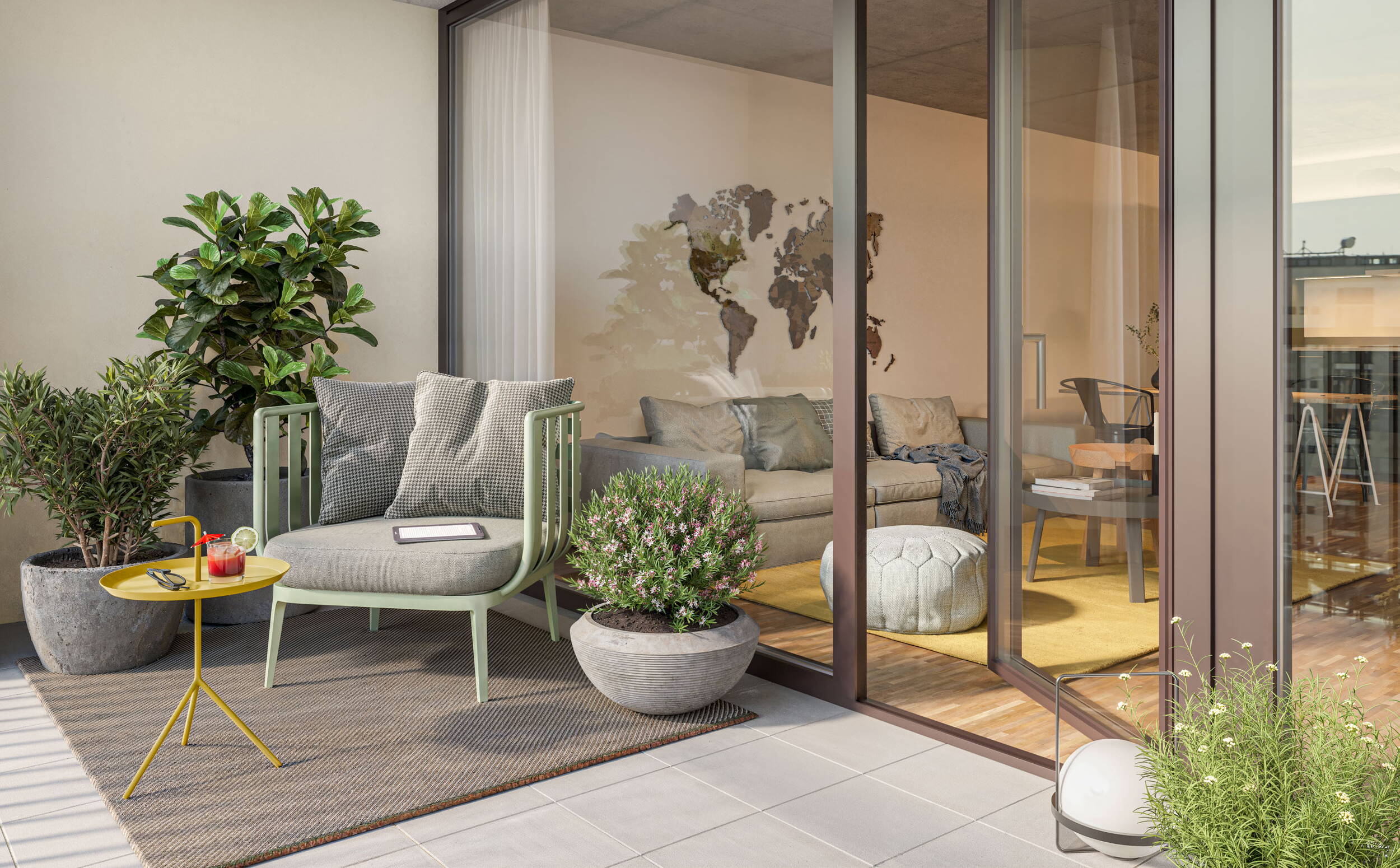 Wohnungstyp «Urban», Loggia 